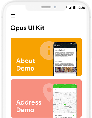 Opus UI Kit - Ionic UI Element at opus labworks